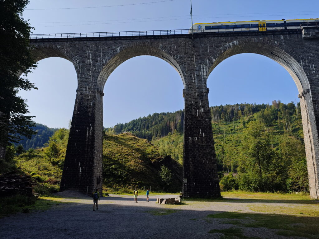 Berühmte Brücke im Schwarzwald - die Ravennabrücke